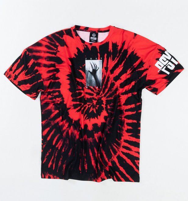 Psycho Tie Dye Oversized T-Shirt from Hype Psycho Tie Dye Oversized T-Shirt from Hype
