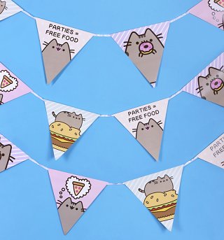 Pusheen Bunting Pusheen Bunting