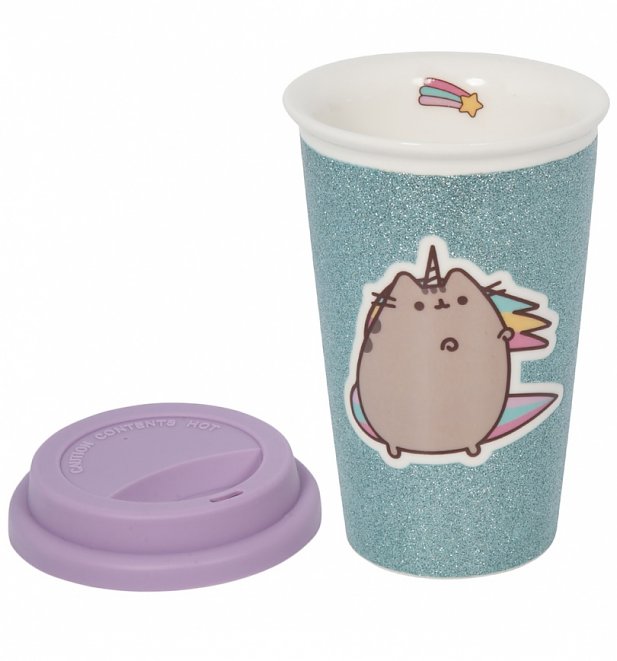 Pusheen Glitter Unicorn Ceramic Travel Mug Pusheen Glitter Unicorn Ceramic Travel Mug