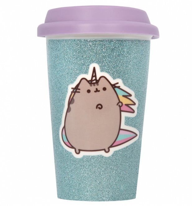 Pusheen Glitter Unicorn Ceramic Travel Mug Pusheen Glitter Unicorn Ceramic Travel Mug