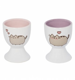 Pusheen Set Of Two Egg Cups Pusheen Set Of Two Egg Cups