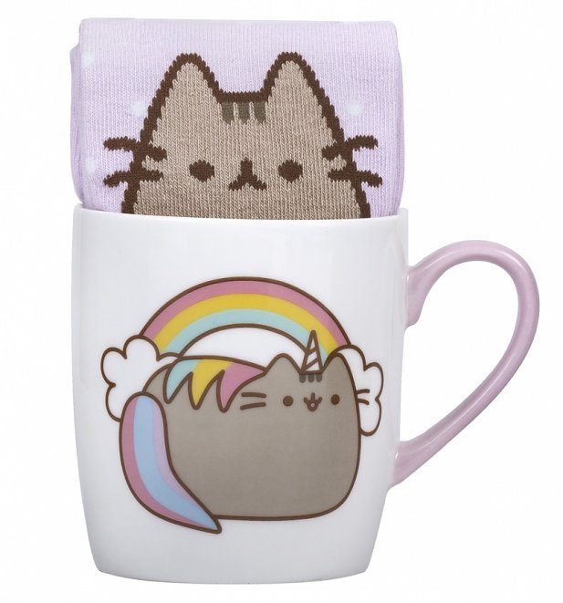 Pusheen Unicorn Socks And Mug Gift Set Pusheen Unicorn Socks And Mug Gift Set