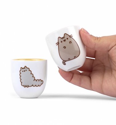 Pusheen and Stormy Set of 2 Egg Cups Pusheen and Stormy Set of 2 Egg Cups