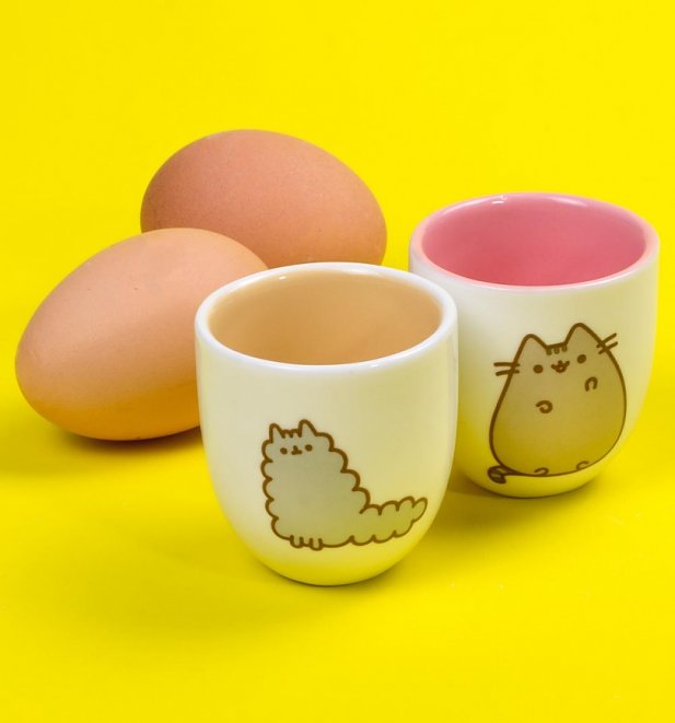 Pusheen and Stormy Set of 2 Egg Cups Pusheen and Stormy Set of 2 Egg Cups