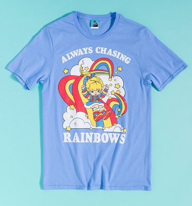 Rainbow Brite Always Chasing Rainbows Blue T-Shirt