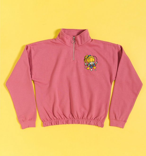 Rainbow Brite Heart Quarter Zip Sweatshirt Rainbow Brite Heart Quarter Zip Sweatshirt