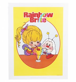 Rainbow Brite Milkshake Art Print Rainbow Brite Milkshake Art Print