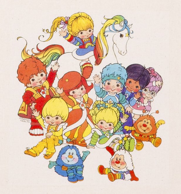Rainbow Brite and Colour Kids Tote Bag Rainbow Brite and Colour Kids Tote Bag