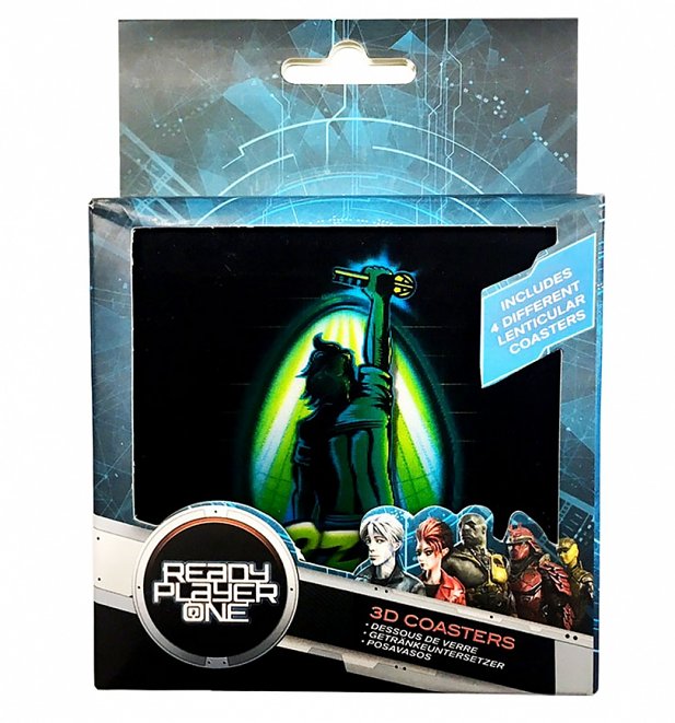 Ready Player One Set Of Four 3D Coasters Ready Player One Set Of Four 3D Coasters