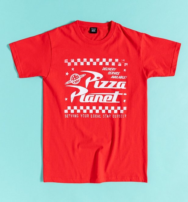 Disney Toy Story Pizza Planet Red T-Shirt Disney Toy Story Pizza Planet Red T-Shirt