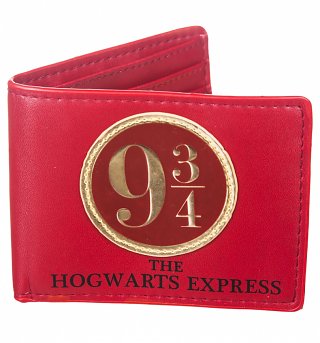 Red Harry Potter Platform 9 And 3/4 Wallet Red Harry Potter Platform 9 And 3/4 Wallet
