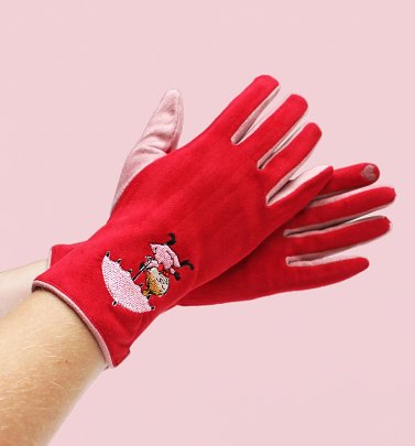 Red Little My Moomin Gloves from House of Disaster