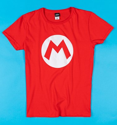 Red Super Mario Brothers Mario T-Shirt Red Super Mario Brothers Mario T-Shirt