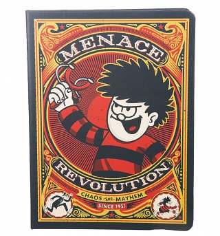 Retro Beano Dennis The Menace Revolution A6 Notebook Retro Beano Dennis The Menace Revolution A6 Notebook