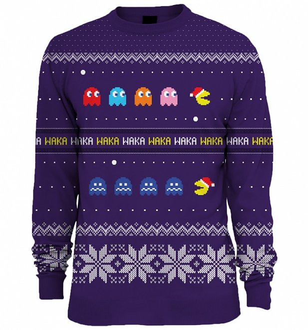 Retro Knitted Pac-Man Fair Isle Jumper Retro Knitted Pac-Man Fair Isle Jumper