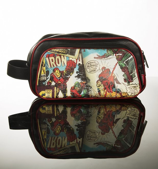 Retro Marvel Comics Wash Bag Retro Marvel Comics Wash Bag