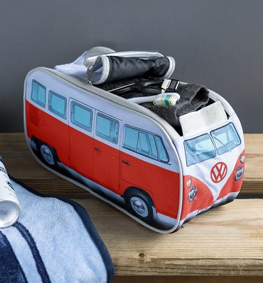 Retro Red VW Campervan Wash Bag