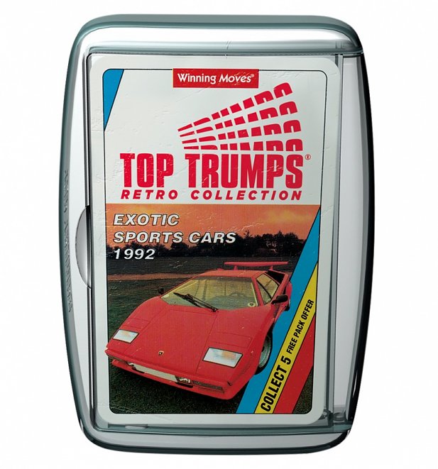 Retro Sports Cars Top Trumps Card Game Retro Sports Cars Top Trumps Card Game