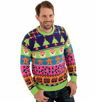 Retro Sweet Mashup Knitted Jumper from Cheesy Christmas Jumpers Retro Sweet Mashup Knitted Jumper from Cheesy Christmas Jumpers