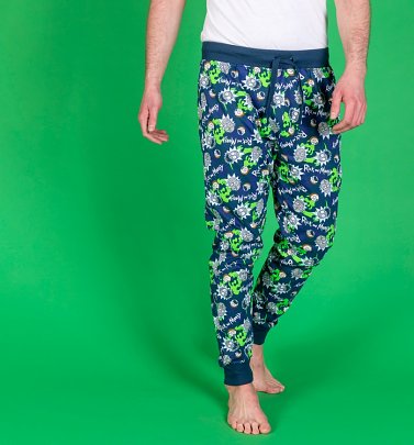 Rick and Morty Cuffed Loungepants Rick and Morty Cuffed Loungepants