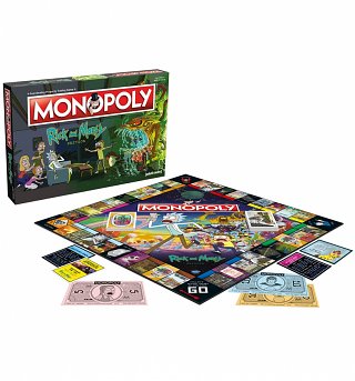 Rick and Morty Monopoly Game Set Rick and Morty Monopoly Game Set