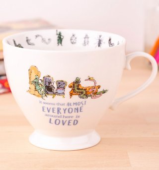 Roald Dahl James And The Giant Peach Footed China Mug Roald Dahl James And The Giant Peach Footed China Mug