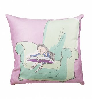 Roald Dahl Matilda 40cm Feather Filled Cushion Roald Dahl Matilda 40cm Feather Filled Cushion