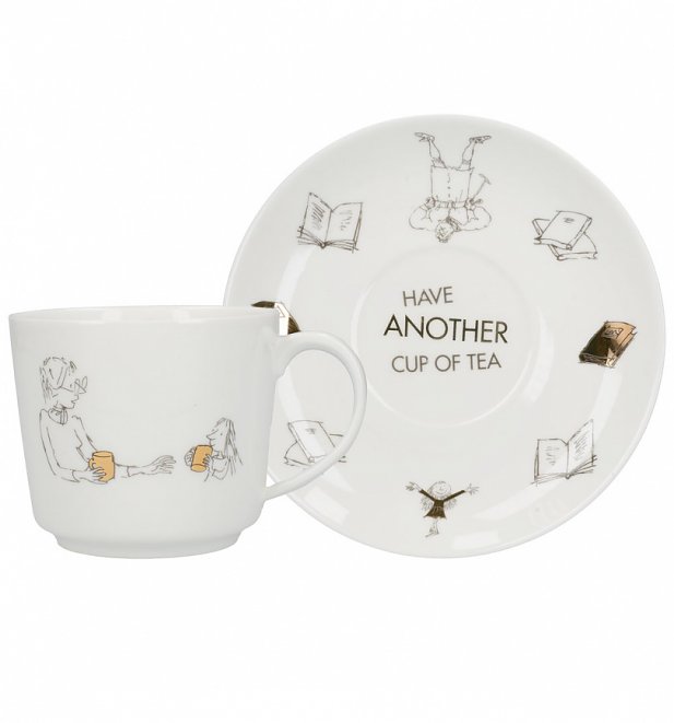 Roald Dahl Matilda China Tea Cup & Saucer Set Roald Dahl Matilda China Tea Cup & Saucer Set