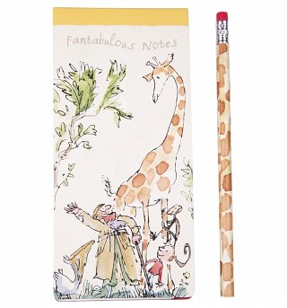 Roald Dahl The Giraffe And The Pelly And Me Slim List Pad With Pencil Roald Dahl The Giraffe And The Pelly And Me Slim List Pad With Pencil