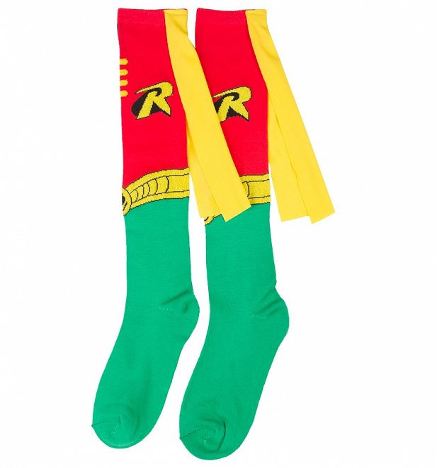 Robin Knee High Socks with Cape Robin Knee High Socks with Cape