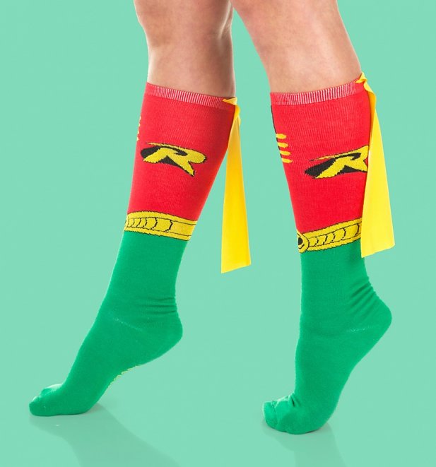 Robin Knee High Socks with Cape Robin Knee High Socks with Cape