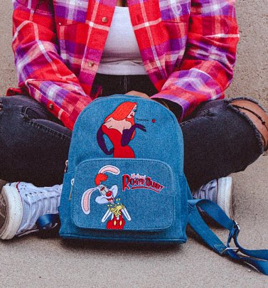 Roger Rabbit Denim Mini Backpack from Cakeworthy Roger Rabbit Denim Mini Backpack from Cakeworthy
