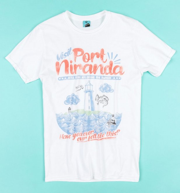 Round The Twist Visit Port Niranda White T-Shirt