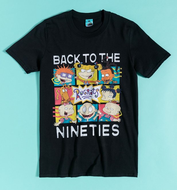 Rugrats Back To The Nineties Black T-Shirt