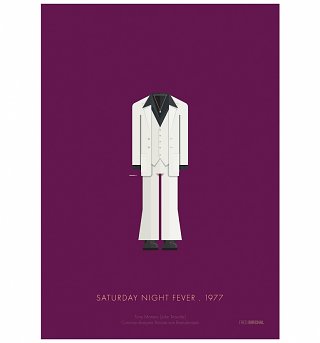 Saturday Night Fever Costume 11 x 14" Art Print Saturday Night Fever Costume 11 x 14" Art Print