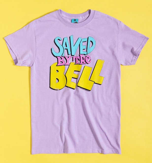 Saved By The Bell Logo Orchid T-Shirt