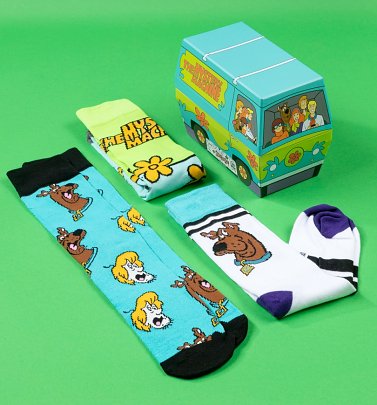 Scooby Doo Mystery Machine Set Of Three Socks Scooby Doo Mystery Machine Set Of Three Socks