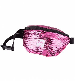 Sequin Pink Barbie Bum Bag from Spiral Sequin Pink Barbie Bum Bag from Spiral