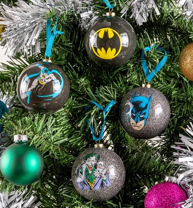 Set of Four DC Comics Batman Baubles Set of Four DC Comics Batman Baubles