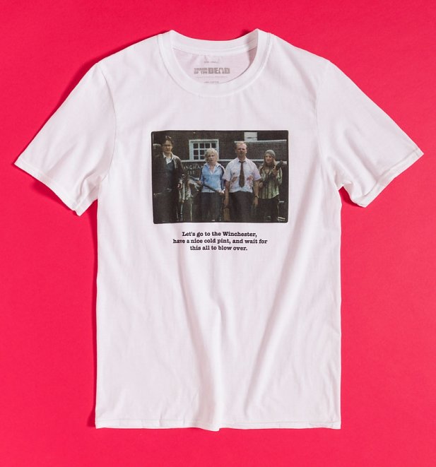 Shaun of the Dead Winchester White T-Shirt