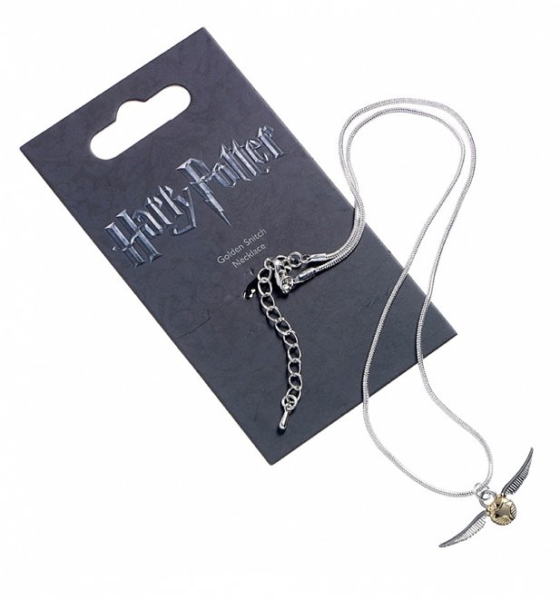 Silver Plated Harry Potter Golden Snitch Necklace Silver Plated Harry Potter Golden Snitch Necklace