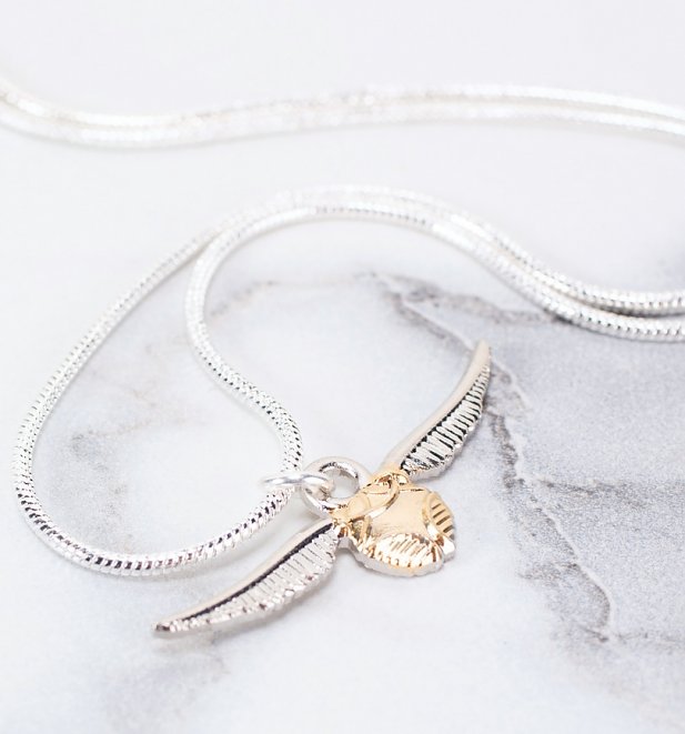 Silver Plated Harry Potter Golden Snitch Necklace Silver Plated Harry Potter Golden Snitch Necklace