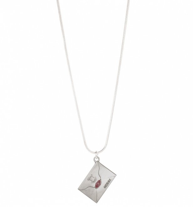 Silver Plated Harry Potter Hogwarts Letter Necklace Silver Plated Harry Potter Hogwarts Letter Necklace
