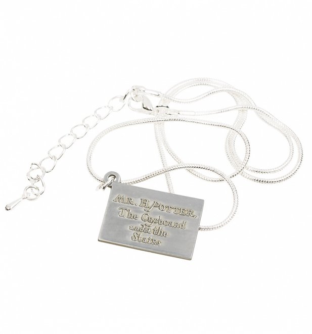 Silver Plated Harry Potter Hogwarts Letter Necklace Silver Plated Harry Potter Hogwarts Letter Necklace