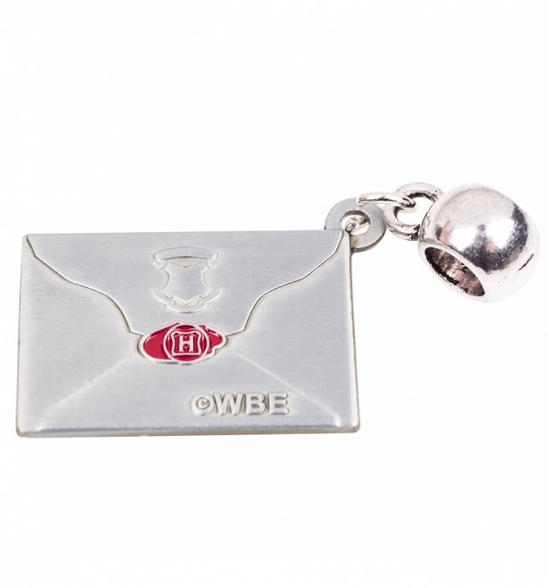Silver Plated Harry Potter Hogwarts Letter Slider Charm Silver Plated Harry Potter Hogwarts Letter Slider Charm