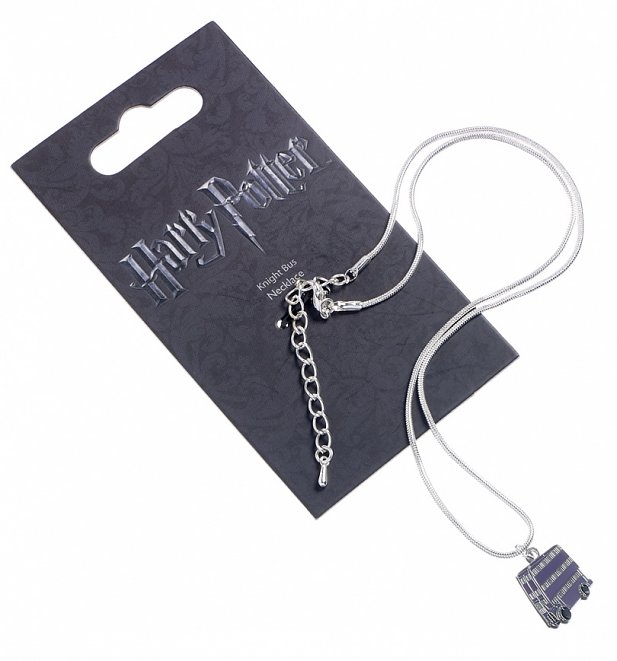 Silver Plated Harry Potter Knight Bus Necklace Silver Plated Harry Potter Knight Bus Necklace