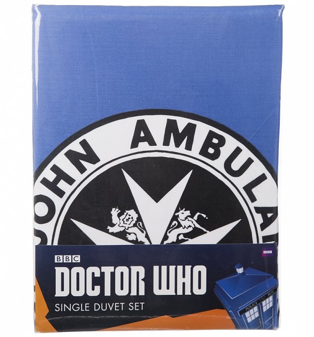 Doctor Who Timelord TARDIS Single Duvet Cover Set Doctor Who Timelord TARDIS Single Duvet Cover Set