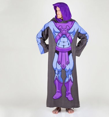 Skeletor Snuggler Blanket With Sleeves Skeletor Snuggler Blanket With Sleeves