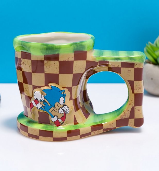 Sonic The Hedgehog Run 3D Mug Sonic The Hedgehog Run 3D Mug