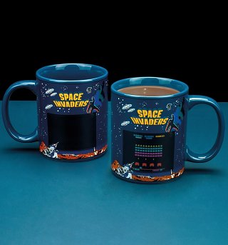 Space Invaders Heat Changing Mug Space Invaders Heat Changing Mug